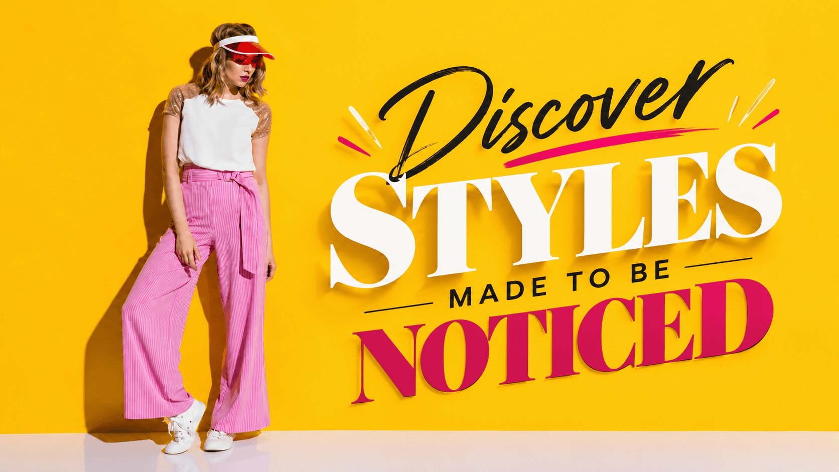 AYLI womenswear campaign banner
