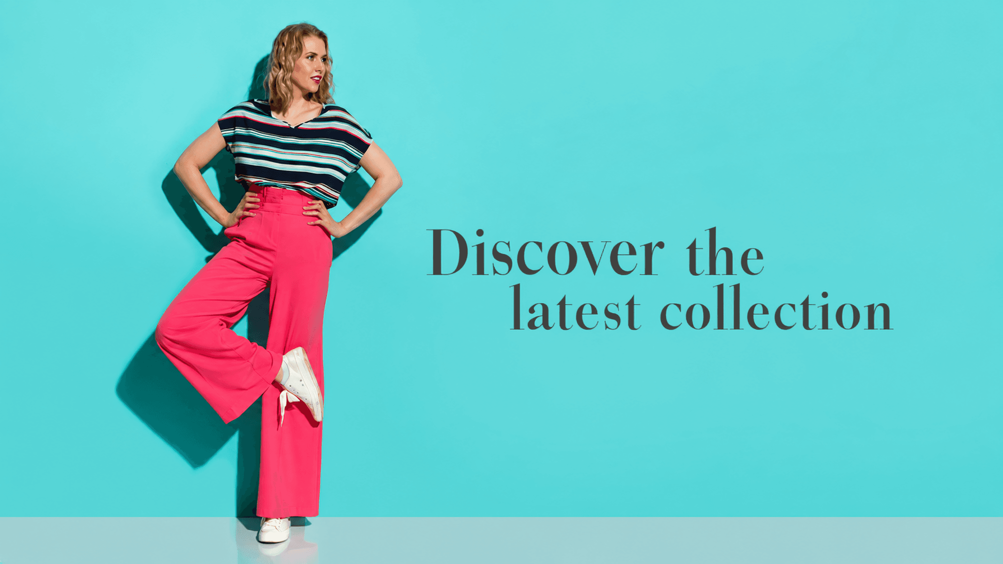 AYLI womenswear campaign banner
